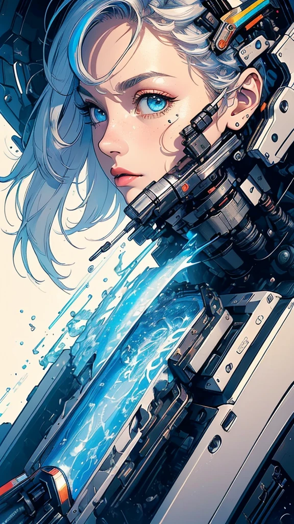 (((masterpiece, highest quality))),(((solo:1.2))),(((1girl:1.2))),32k wallpaper, very detailed, poster, vintage science fiction,(((((geometric cinematic movie poster))))), (bauhaus), shape,(((abstract))),(mid century modern),movie poster,(((((portfolio))))),(((((Close-up))))),(((((bust up))))),((((more various angle)))),(((highlight))),Vast landscape,((((heterochromia)))),(((complete. detailed face))),((((Extremely talented)))),(((((most complicated machine))))),(((genius mechanic))),((Overall colorfully)),neon sign