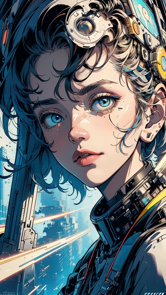 (((masterpiece, highest quality))),(((solo:1.2))),(((1girl:1.2))),32k wallpaper, very detailed, poster, vintage science fiction,(((((geometric cinematic movie poster))))), (bauhaus), shape,(((abstract))),(mid century modern),movie poster,(((((portfolio))))),(((((Close-up))))),(((((bust up))))),((((more various angle)))),(((highlight))),Vast landscape,((((heterochromia)))),(((complete. detailed face))),((((Extremely talented)))),(((((most complicated machine))))),(((genius mechanic))),((Overall colorfully)),neon sign