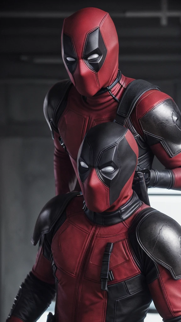 a man in a red and black suit with a yellow cape, deadpool, portrait of deadpool, wearing red and yellow hero suit, supervillain, mandalorian deadpool, epic comic book style, super hero art, ryan reynolds dead pool, super villain, the strongest superhero, hyper realistic, 8k, highly detailed, dramatic lighting, cinematic composition, intense colors, masterpiece, (best quality,4k,8k,highres,masterpiece:1.2),ultra-detailed,(realistic,photorealistic,photo-realistic:1.37)