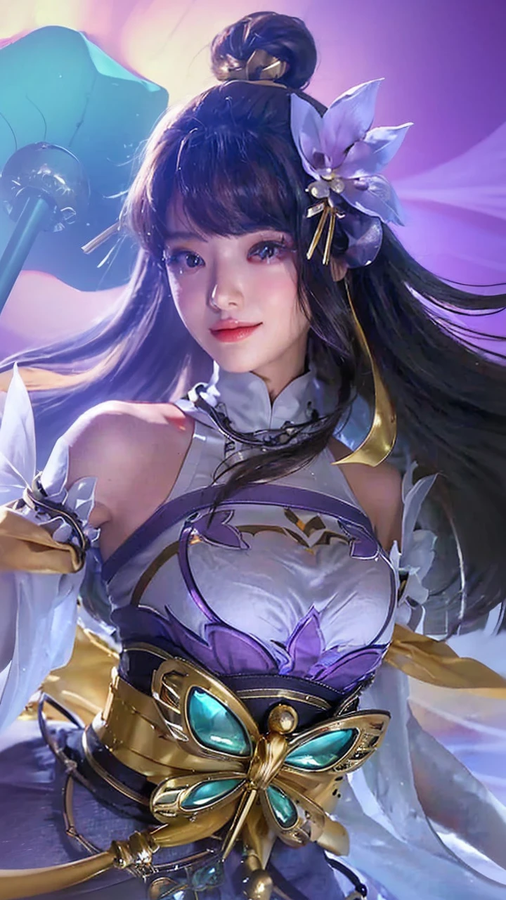 ((Midnight, Best quality, 8k, Masterpiece :1.3)), Whole body, Long legs, Sharp focus :1.2, A pretty woman with perfect figure :1.4, Slender abs :1.1, ((Dark brown hair,Gigantic breasts :1.2)), (White tight tshirt, Jean bib, Standing:1.2), ((Night city view, Rooftop:1.3)), Highly detailed face and skin texture, Detailed eyes, Double eyelid
