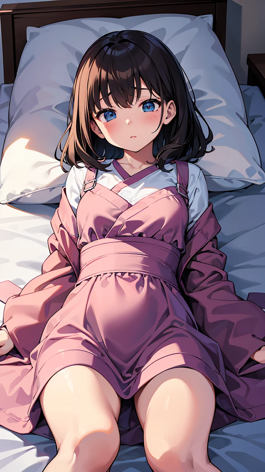Young girl、younger sister、Deep sleep、On the bed、A man's hand is touching her crotch、Skirts roll up、A man's hand reaches for his crotch、Twin tails、One Woman、Low Angle、Proud face、ロリpanties、good、panties丸見え、Sleeping with legs spread、Beautiful woman、Acme Face、Best image quality、High resolution、masterpiece、super high quality、Thick pubic hair、Screaming orgasm face、panties、Big Ass、Blushing、4K quality、Blushing、Heavy breathing、Cowboy Shot、Cowboy Shot、{Highest quality}, {so beautiful}, {Very detailed}, {Best illustrations}, Usage notes,