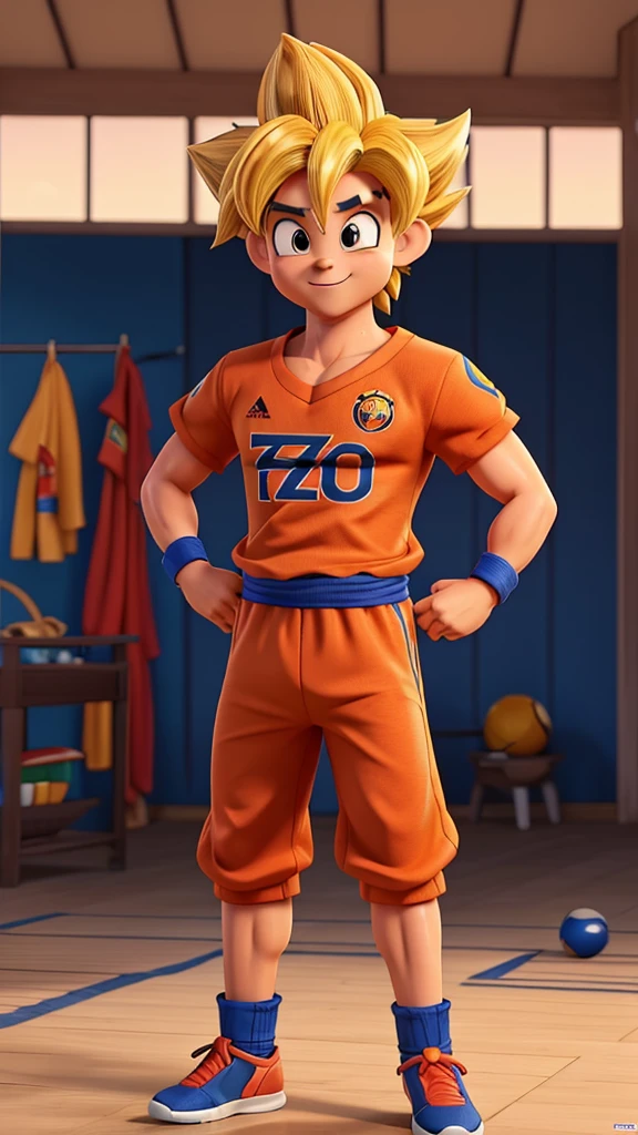 Goku com a camisa do Sport recife 