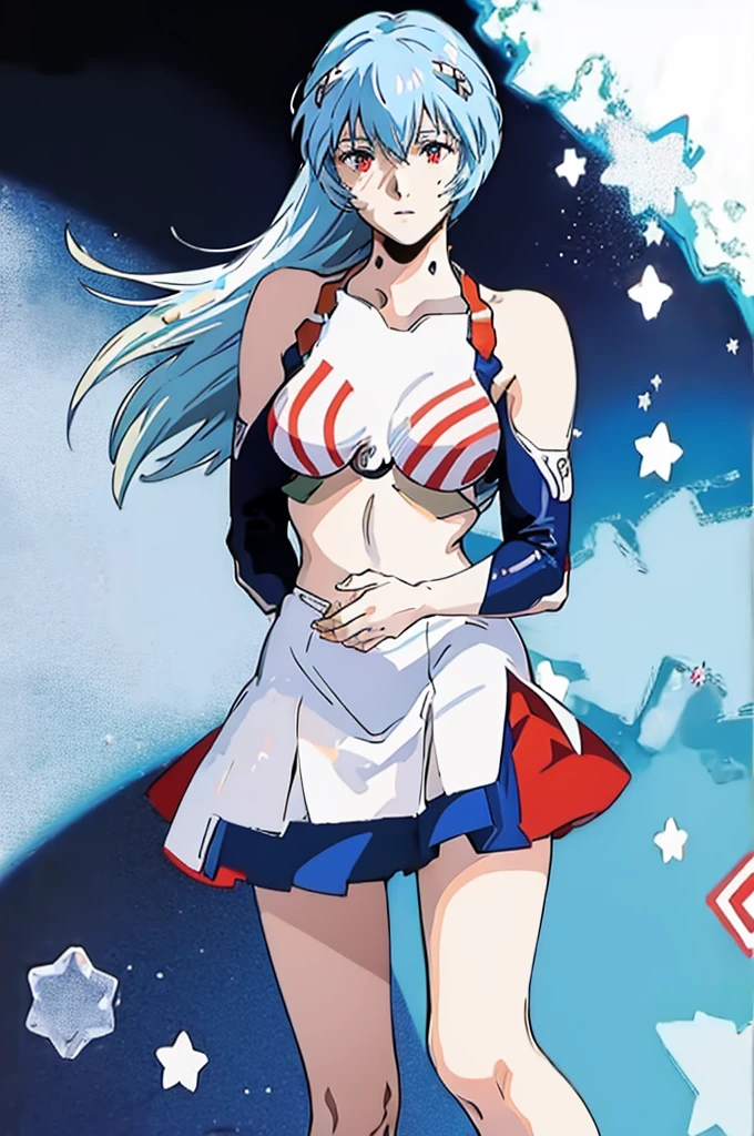 ayanami rei、Stars and Stripes Bikini