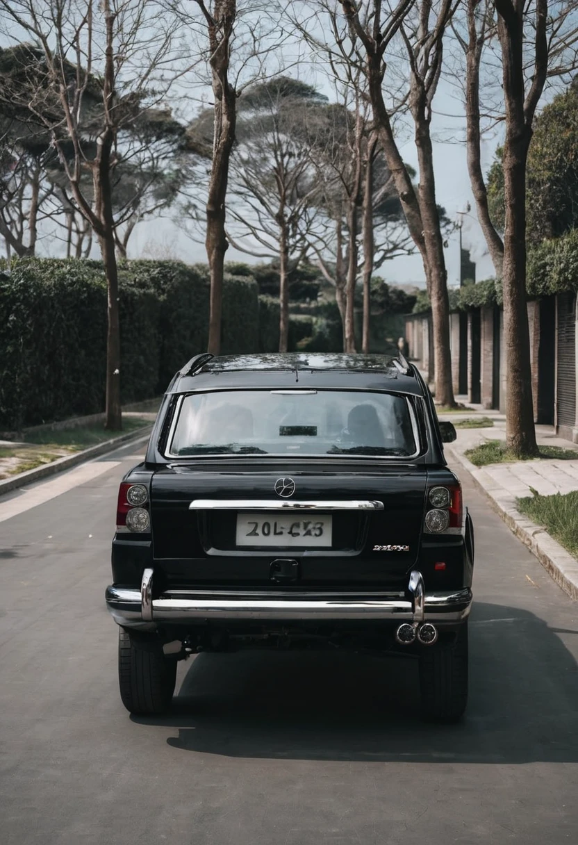 Black car