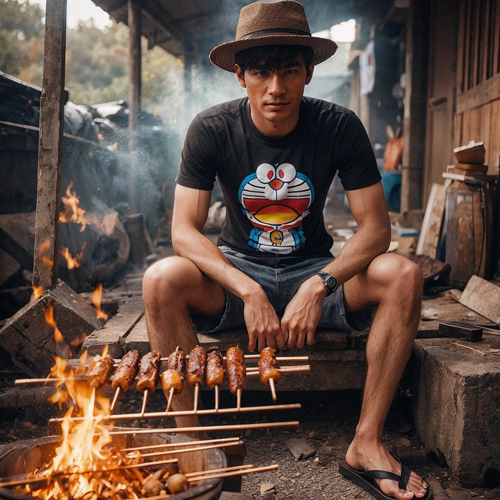 Realistic man photo