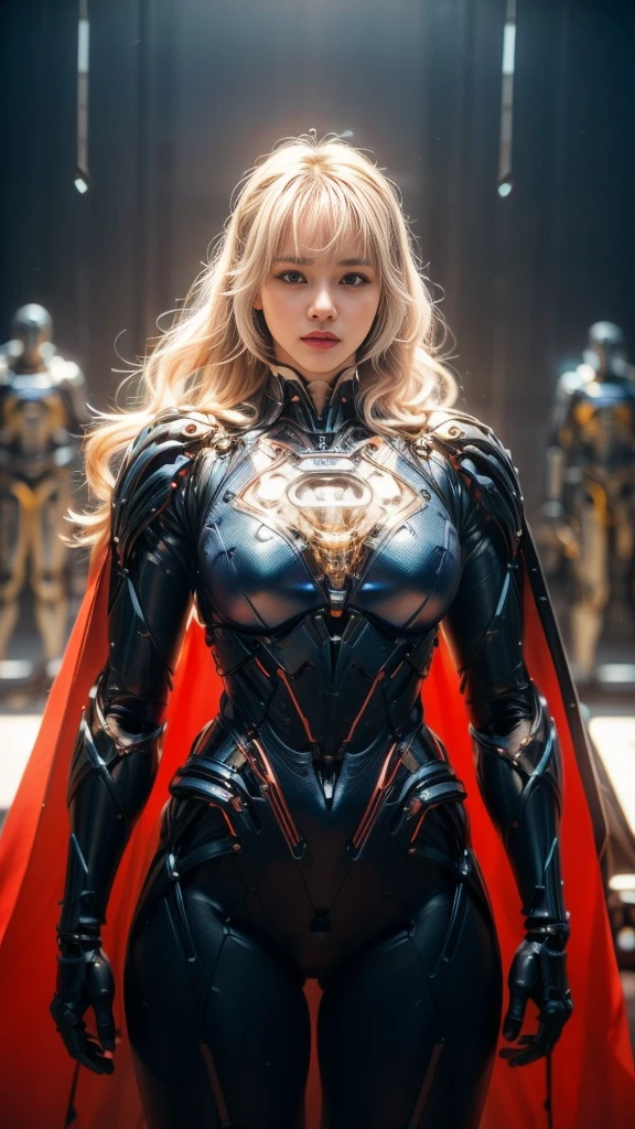 (best quality:1.2), 8k, highres, octan render, (masterpiece), extremely ultra detail, cyborgized Japanese woman, extremely ultra cute face, , skinny body, flat chest, (blue metallic mechanical frame:1.5), (Power cables connected throughout the body), detaile up, Instead of hair, there are cables growing out of it, mechanical fusion, mechanical skeleton, bio mechanics, mechanical life-form, highly intricate detail, extremely ultra real texture, human-like skin, realistic hair, ultra realistic details, professional lighting, (realistic:1.4), (RAW photo:1.2), (photorealistic:1.37)