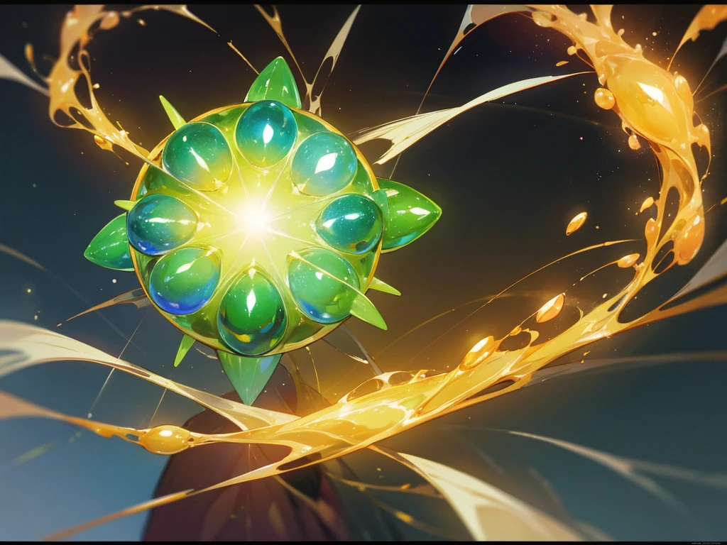 A dynamically shimmering cholinesterase molecule, each intricate atomic detail gleaming with vitality: enzyme coils dancing in shades of emerald and topaz, a kaleidoscope of chemical bonds vibrating with energy, and mesmerizingly luminescent active sites nestled within the molecular structure. This stunning image, resembling a highly detailed digital painting, encapsulates the essence of biochemical brilliance and scientific beauty, captivating viewers with its exquisite representation of a vital protein in action.