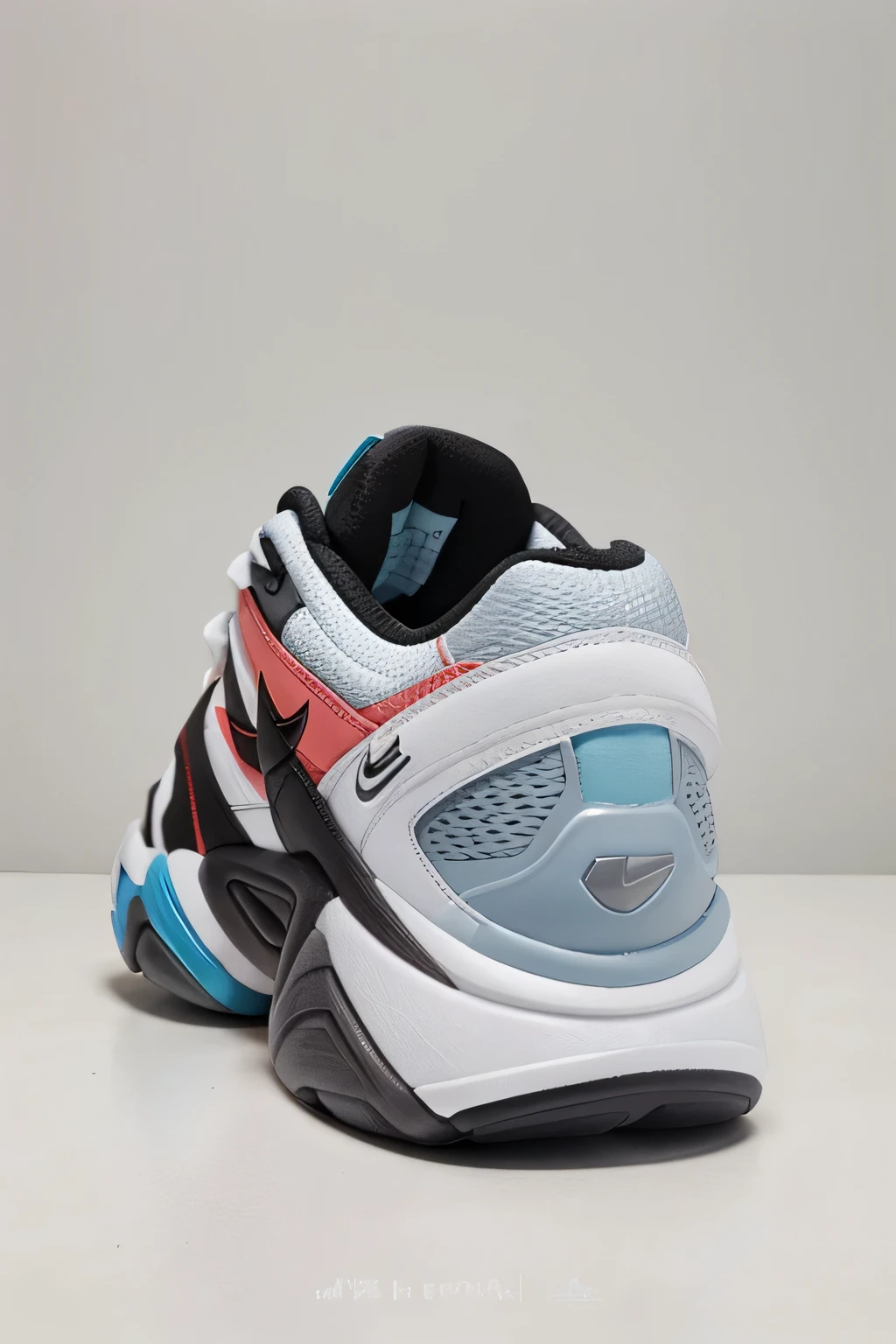 zapatilla nike m2k tekno femeninas, color celeste claro y blanco, contra picada, con perspectiva, con fondo rustico, comfortable for women