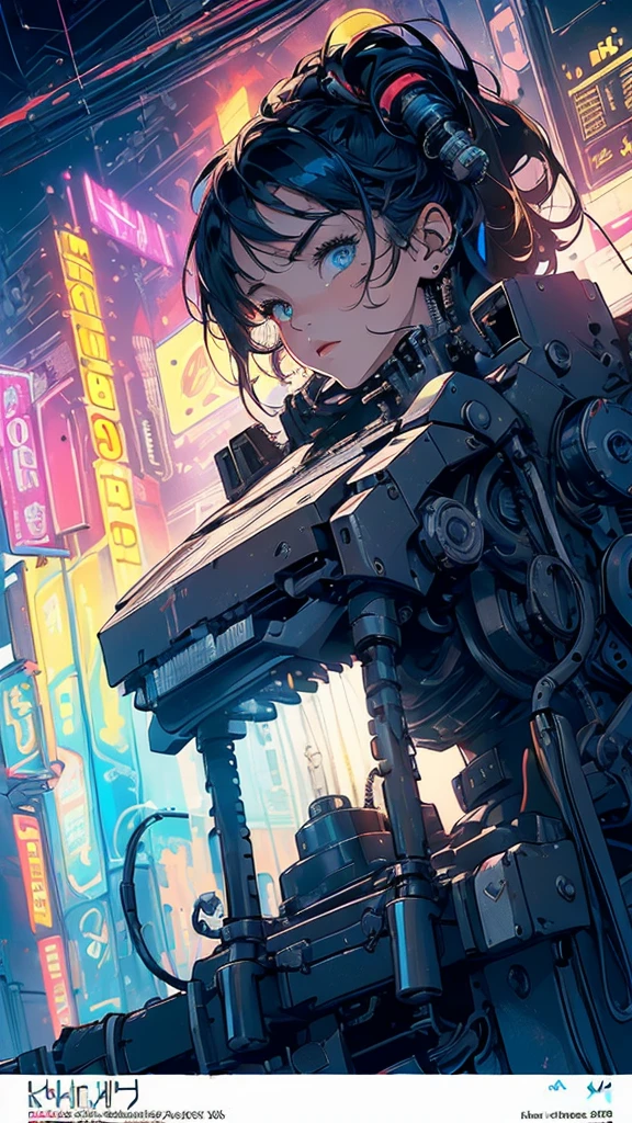 (((masterpiece, highest quality))),(((solo:1.2))),(((1girl:1.2))),32k wallpaper, very detailed, poster, vintage science fiction,(((((geometric cinematic movie poster))))), (bauhaus), shape,(((abstract))),(mid century modern),movie poster,(((((portfolio))))),(((((Close-up))))),(((((bust up))))),((((more various angle)))),(((highlight))),Vast landscape,((((heterochromia)))),(((complete. detailed face))),((((Extremely talented)))),((((((most complicated machine)))))),(((((genius mechanic))))),((Overall colorfully)),((neon sign))