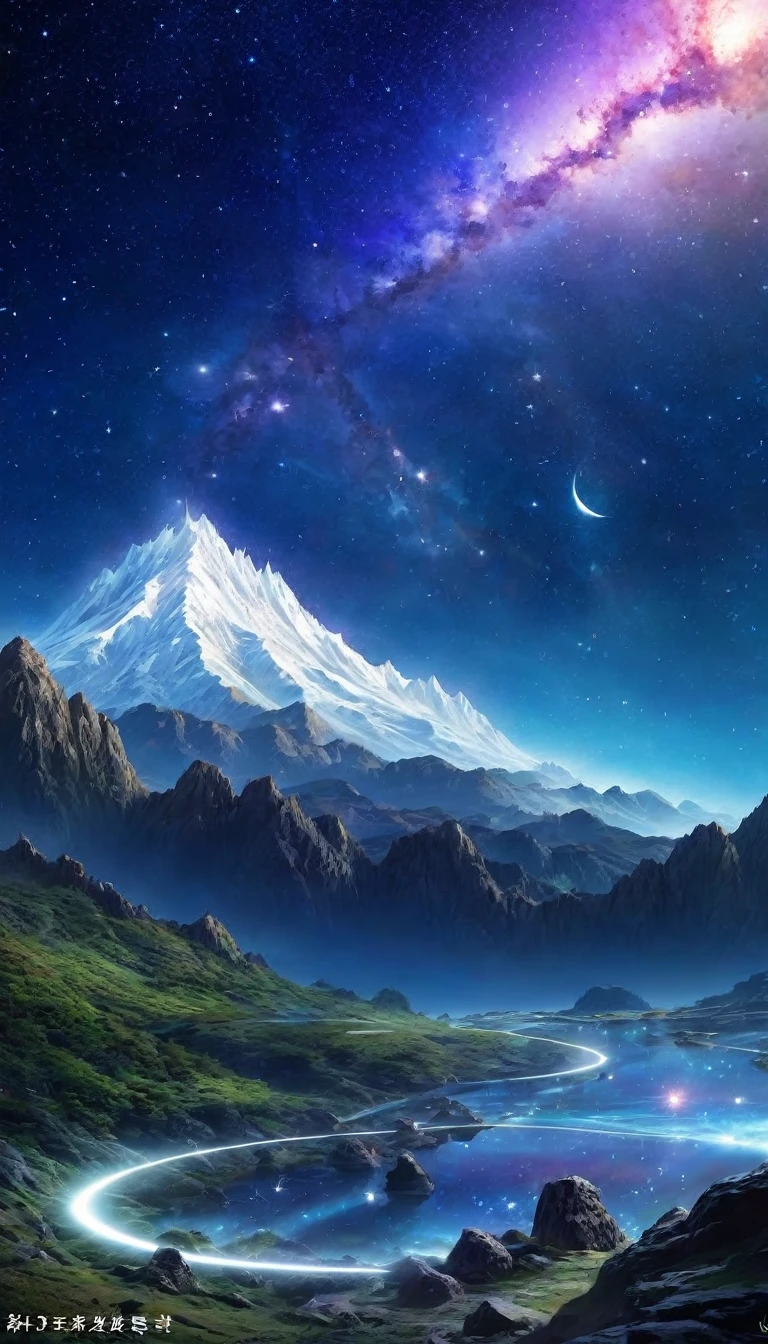 (masterpiece, best quality:1.2), Fantastic creatures from the distant planet Spica, Sentiwa, Intricate details, Cosmic Energy, Dreamy Landscape、The dazzling white light of Sirius poured down、
