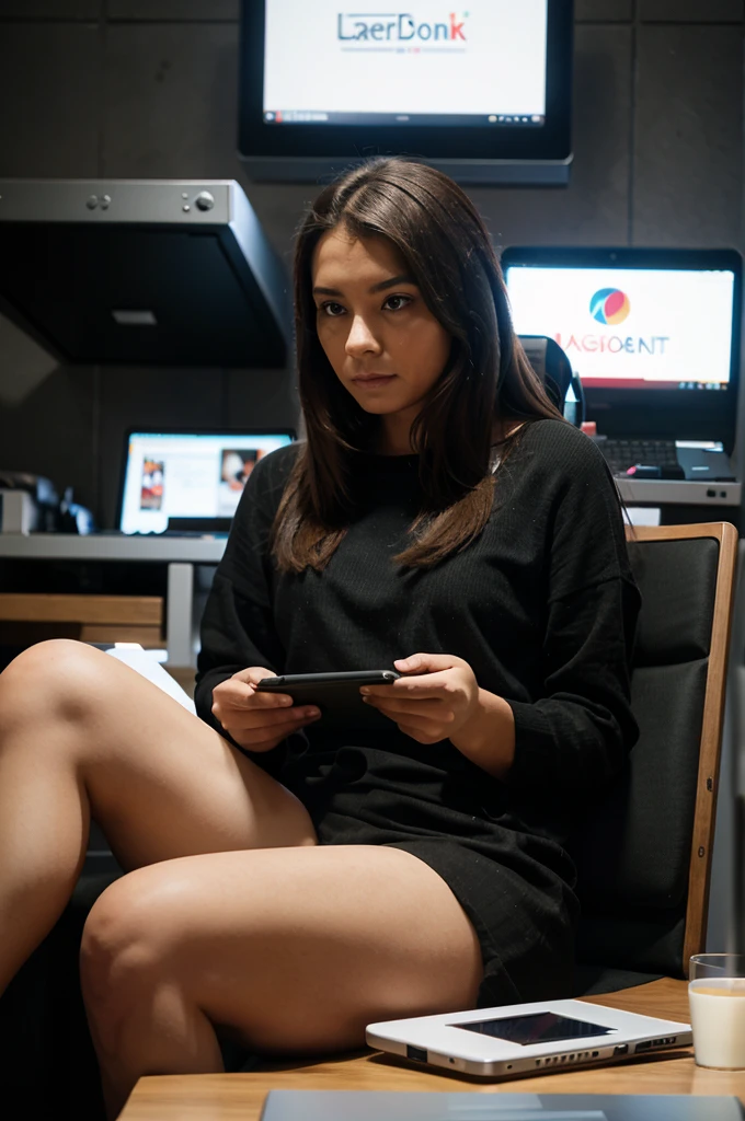 people are sitting in front of laptops and designing a character