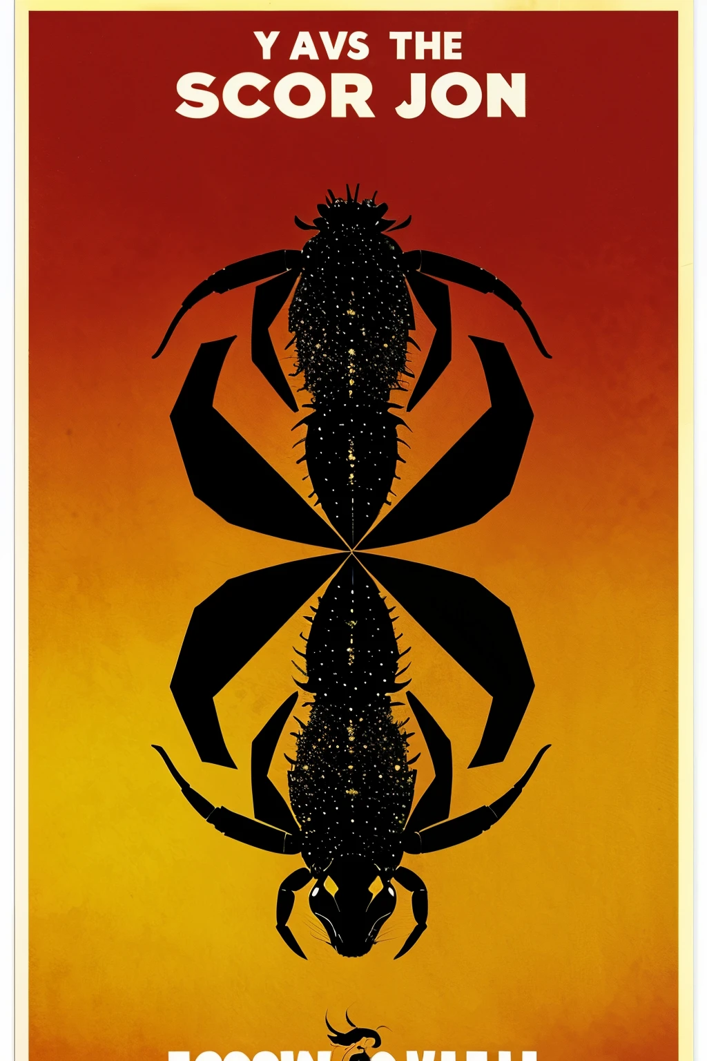 a poster of the scorpion that is turned into a jewel
