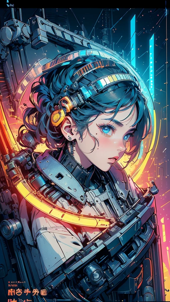 (((masterpiece, highest quality))),(((solo:1.2))),(((1girl:1.2))),32k wallpaper, very detailed, poster, vintage science fiction,(((((geometric cinematic movie poster))))), (bauhaus), shape,(((abstract))),(mid century modern),movie poster,(((((portfolio))))),(((((Close-up))))),((((((bust up)))))),((((more various angle)))),(((highlight))),Vast landscape,((((heterochromia)))),(((complete. detailed face))),((((Extremely talented)))),((((((most complicated machine)))))),(((((genius mechanic))))),((Overall colorfully)),((neon sign)),((complicated background))