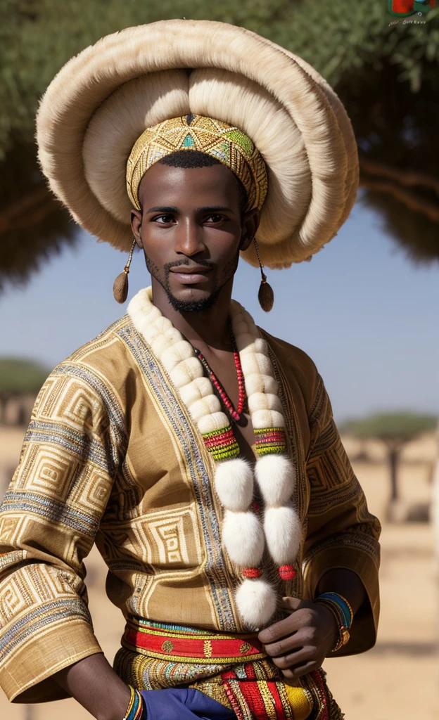 Mode portrait, un mouton africain qui porte un tres jolie veste fait sur mesure pour un homme d'affaire 