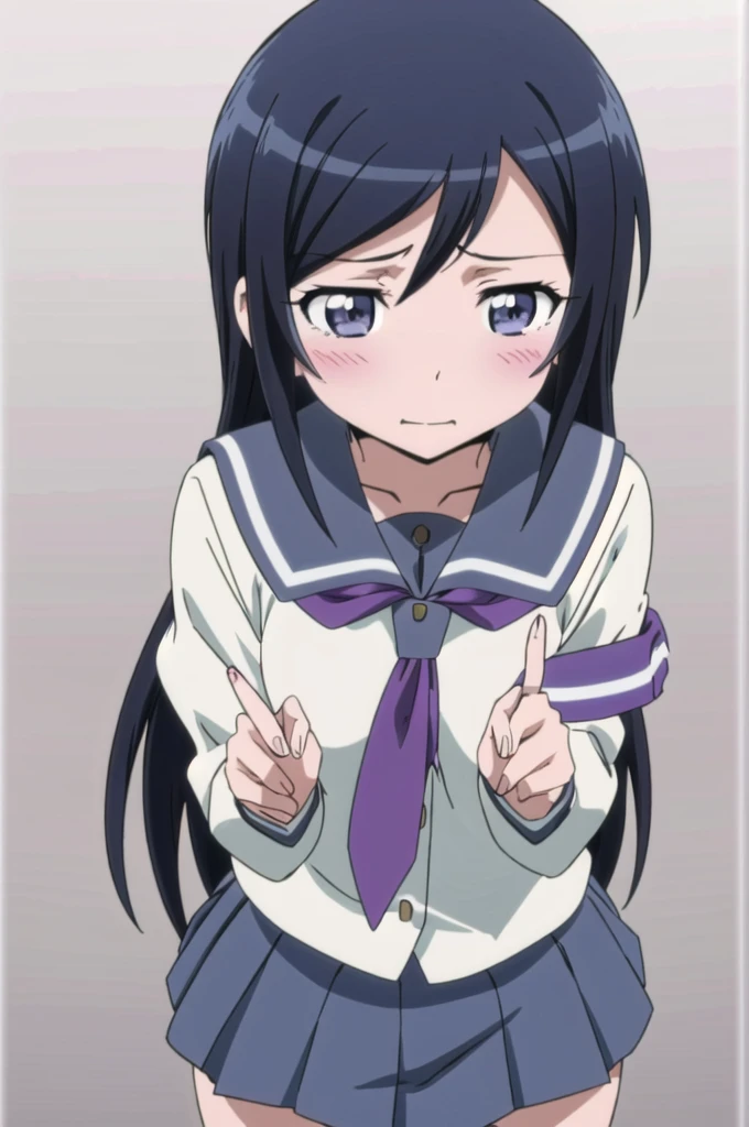 alone, One girl, View Viewer, 2D, anime, anime coloring, Upper Body, (Simple Background, White background:1.3), ayase aragaki, , serafuku,Embarrassing，blush，Spread your legs， (((Skirt flip, I can see your panties)))，，(((Skirt flip, I can see your panties)))，,(((Put your hand in your panties))), (( Masturbating by touching the vagina with your fingers)), Embarrassing，blush，Squirting，Squirting，Squirting，Squirting，Squirting，Squirting，Squirting，Squirting，Squirting，pussy juice，pussy juice，pussy juice，pussy juice，pussy juice，pussy juice，