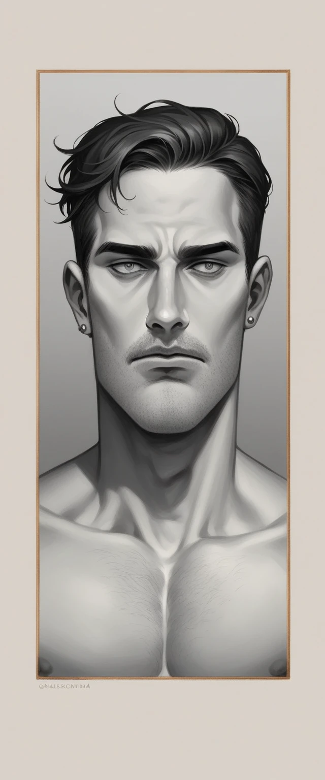 a dramatic portrait of Julio César roma, a handsome young man with a strong, chiseled jawline, piercing eyes, and a captivating expression, 1 man, cinematic lighting, dramatic shadows, warm color palette, oil painting, renaissance style, highly detailed, photorealistic, cinematic, dramatic, epic, intense, masterpiece