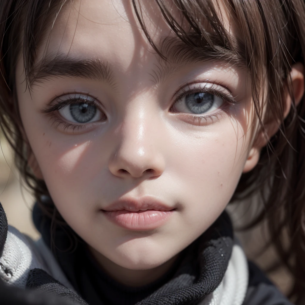 Una figura humanoide, oscura sin rasgos apreciables excepto ojos y una sonrisa. se encuentra sentada en una roca y con un gesto te invita a sentarte a su lado. Y dice "are you ready to talk?".