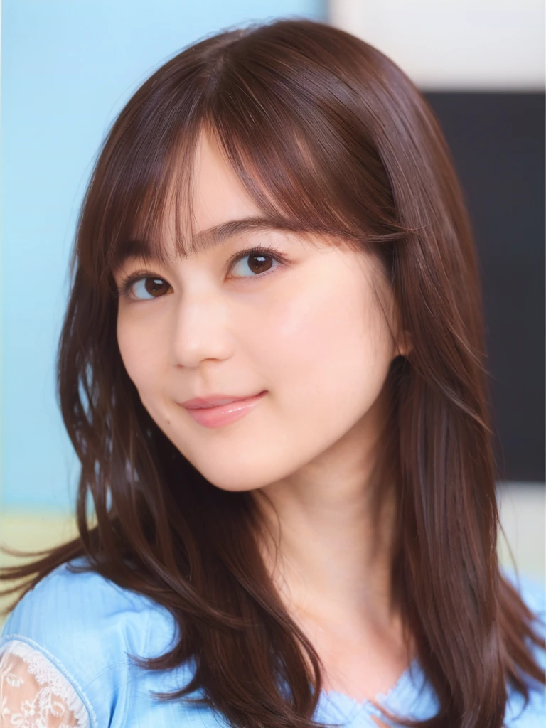 (8k, best quality, masterpiece:1.2), (realistic, photo-realistic:1.37), ultra-detailed, 1 girl,cute, solo,beautiful detailed sky,dating,(nose blush),(smile:1.15),(closed mouth), big breasts,beautiful detailed eyes, (long hair:1.3),floating hair NovaFrogStyle, upper body, white tank top,