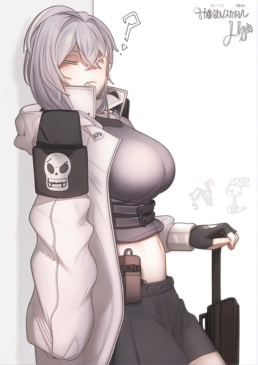 score_9、score_8_up、score_7_up、score_6_up、score_5_up、score_4_up、source_anime、BREAK, gnhhbk, very long hair, black hair, antenna hair, bangs,, blue eyeedium breasts, fang,
score_9、score_8_up、score_7_up、score_6_up、score_5_up、score_4_up、source_anime、BREAK, gnhhbk, very long hair, black hair, antenna hair, bangs,, blue eyeedium breasts, fang, neutral, cardigan,