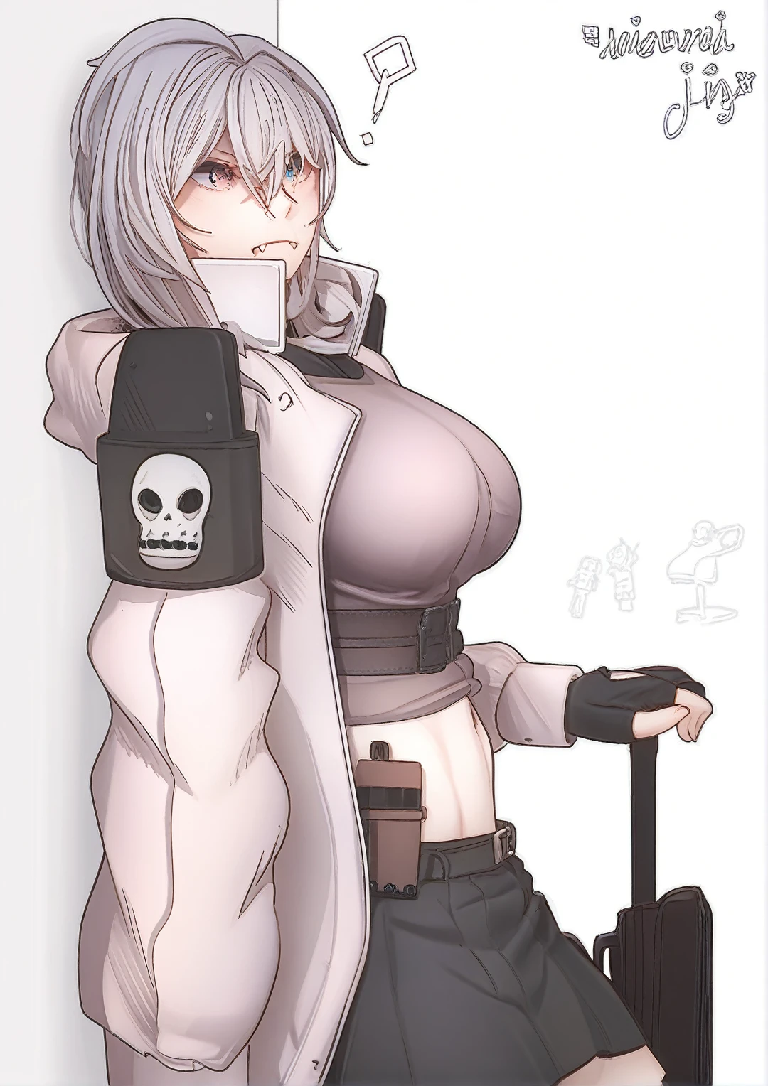 score_9、score_8_up、score_7_up、score_6_up、score_5_up、score_4_up、source_anime、BREAK, gnhhbk, very long hair, black hair, antenna hair, bangs,, blue eyeedium breasts, fang,
 score_9、score_8_up、score_7_up、score_6_up、score_5_up、score_4_up、source_anime、BREAK, gnhhbk, very long hair, black hair, antenna hair, bangs,, blue eyeedium breasts, fang, neutral, cardigan,
