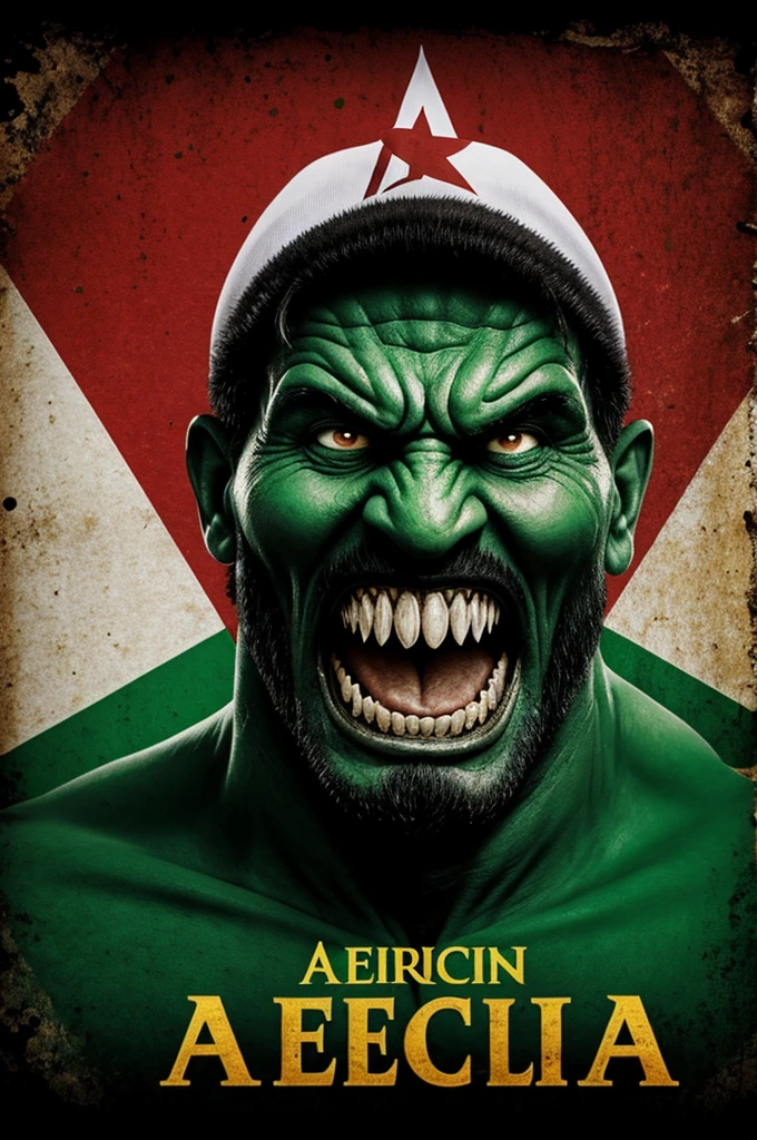 Algeria in a scary monster