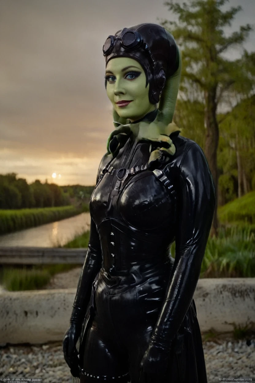 black latex , cinematic film still hera syndulla, (green skin:1.2), grin at canal, full body shot, highly detailed environment . shallow depth of field, vignette, highly detailed, high budget Hollywood movie by baz luhrmann, bokeh, cinemascope, moody, epic, gorgeous, film grain, grainy
