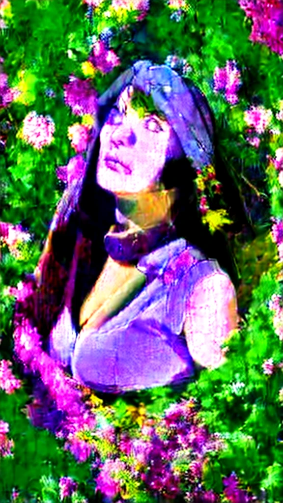 masterpiece, absurdres, hinata\(boruto\), 1girl, solo,mature female, off-shoulder crop top, looking at viewer, (falling petals), perfect composition, detailed lips, big breast, beautiful face, body propotion, blush, (pink lips), long hair, purple eyes, soft gaze, super realistic, detailed, photoshoot, realistic face and body, sexual expression, seductive expression,(very huge bare tits)
