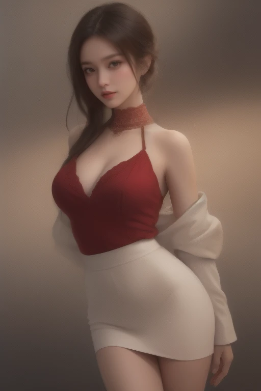 AncheReddressgirl, ((bare shoulders)), ((full chest)), ((short skirt)), ((Sexy Legs)), ((whole body)), Really usable, fashion girl, red lips, mature woman, Exquisite makeup, Big eyes, beautiful, (best quality, Masterpiece:1.2), Very detailed, (Really usable:1.37), ((Random scene, Random shooting angle)), ((sexy long legs)), youthful and energetic, Charming model, (delicate eyes, delicate lips), Show a bright smile, Create amazing girl images., Warm colors, Very high color saturation, official art, CG ที่Very detailed, unity wallpaper 8k, (high dynamic range :1.4), (Movie atmosphere),(light color), (The skin texture is natural., ultra-Really usable, soft light, sharp),(รายVery detailed), nighttime, moonlight