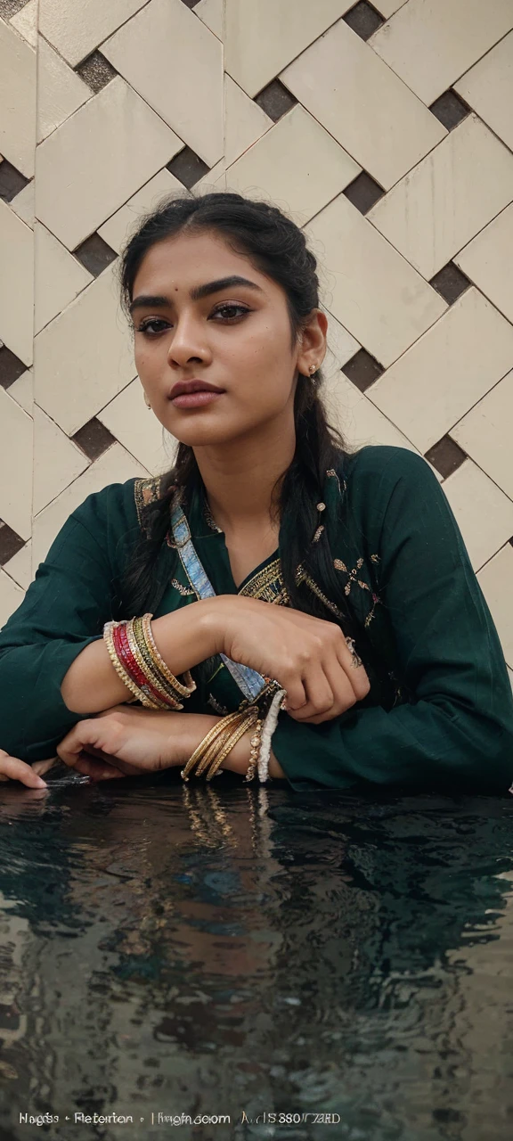Prompt - ultra-realistic photographs,Indian Instagram female model,mid 20s,9:16,mid-shot,beautiful detailed eyes,detailed lips,longeyelashes,long black wavy hair, naturally full eyebrows,perfectly formed nose,expressive face,attractive appearance, large bosom
candid photo,vibrant and colorful frock, heavily
embroidered, golden hour street background, serene atmosphere,stunning architecture,soft and natural lighting,vivid colors,photorealistic, HDR,highres,studio lighting,ultra-detailed,bokeh,fully covered clothes