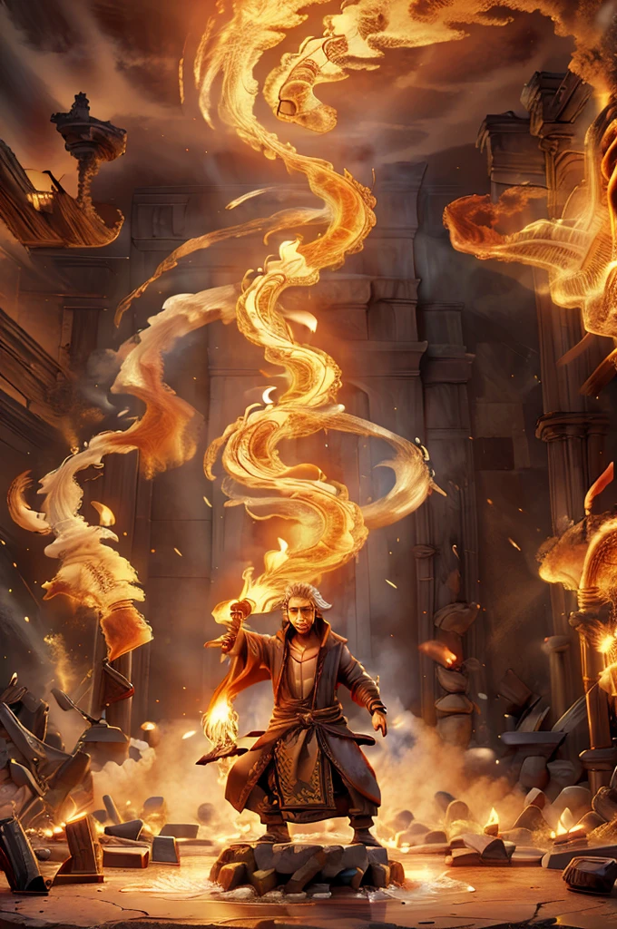 Elias Ora ao Senhor
Ao entardecer, Elijah called the people and repaired the altar of the Lord, which was in ruins.. Ele usou doze pedras, one for each tribe of the sons of Jacob, e construiu um altar em nome do Senhor. Fez um rego em volta do altar, arranjou a lenha, cut the bull into pieces and placed it on the wood. Depois, He ordered four large jars to be filled with water and poured over the burnt offering and the wood., repeating this three times, until the water flowed around the altar and filled the trench.