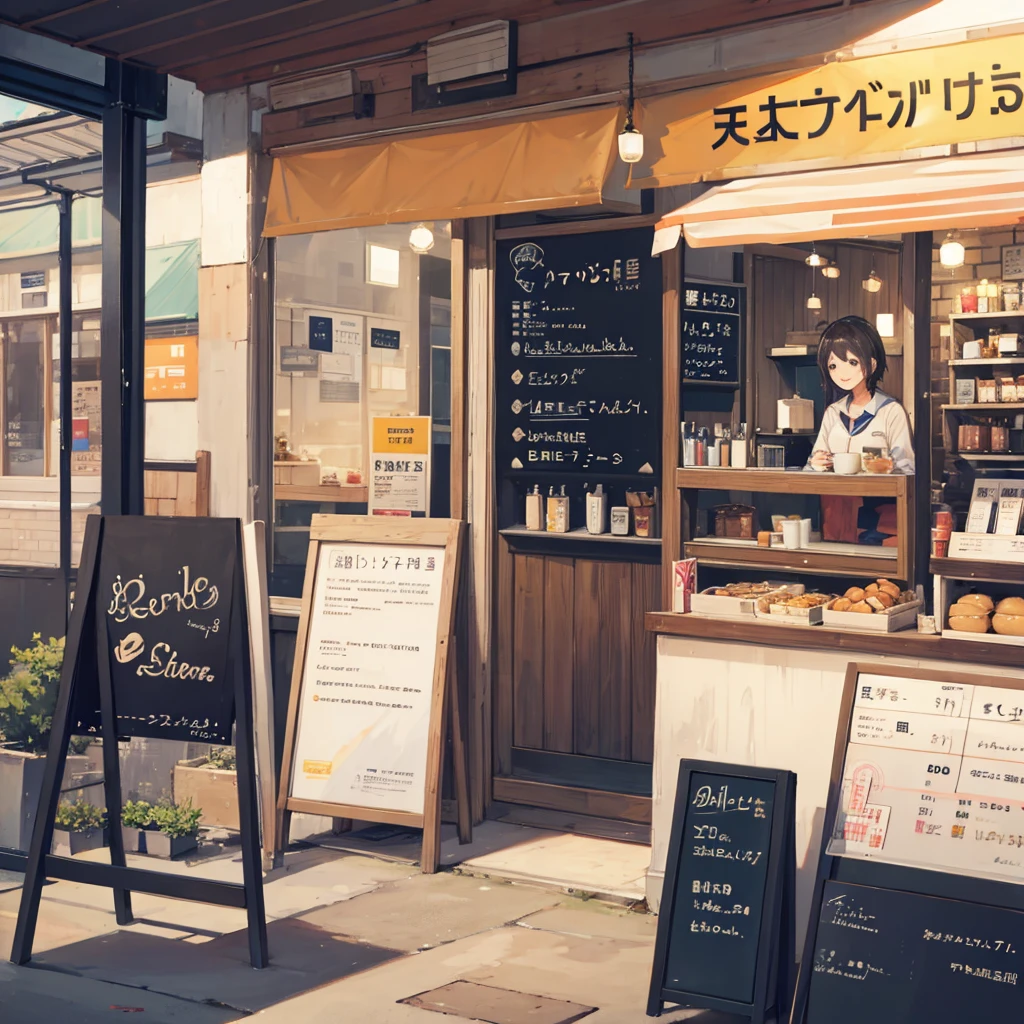 university student、Cafe