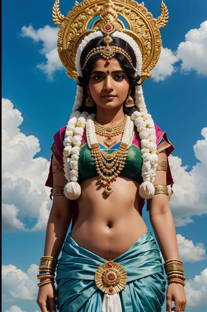 Shree ram ji in sky very nice 4k quality