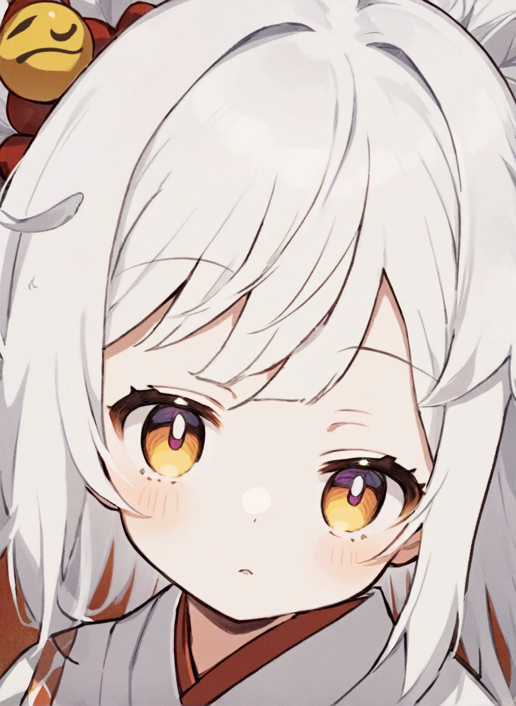 Japanese cartoons,, White hair deity, perfect White hair girl, White hair, beautiful Japanese cartoons portrait, White hair girl, Japanese cartoons visual of a cute girl, Keqing from genshin impact, White hair, detailed portrait of Japanese cartoons girl 大街上