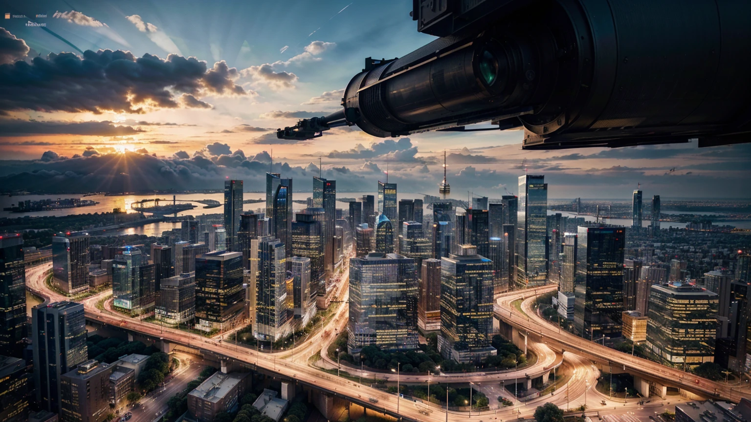 city buildings, skyscrapers, heavy traffic, asphalt road, (best quality, 8K, high resolution ,Artwork:1.2),ultra-detailed,(realistic,photorealistic,photo-realistic:1.37),Cinematic lighting,cinematic composition,vibrant colors,dramatic shadows,intricate details,architectural elements,cityscape,urban scene