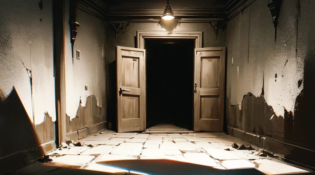 a dimly lit room with a stone door and floor, claustrophobic room, dangerous background scene, the scary empty liminal spaces, dungeon background, in the bottom of the dungeon, long dark corridor, scary background, wall darkness, claustrophobia, room underground, Dark corridor cast shadow, prison background, dark corridor, claustrophobic, anime background art, very dark, very dark, very dark, very dark, very dark, total darkness, total darkness, total darkness, total darkness, total darkness, total darkness