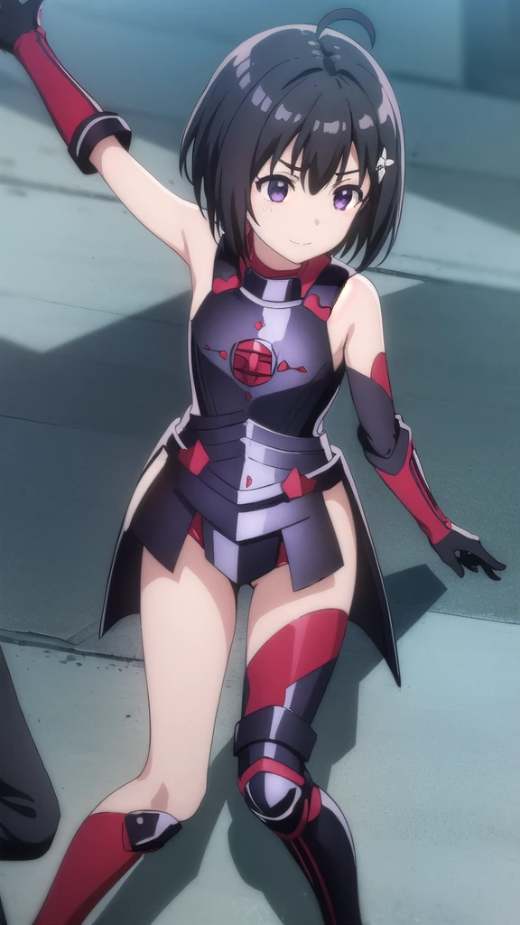 NSFW,(((1girl,1boy,fellatio))),bofuriMaple, Maple, short hair, bangs, Black Hair, hair ornaments, (Purple eyes:1.1), Ahoge, Bobcut, smile,
break thighhighs, gloves, Bare shoulders, boots, black gloves, elbow gloves, armor, Red knee socks, black armor,white lace panties,
break outdoors, forest, nature, null, sun, cloud,
break looking at viewer, ,
break masterpiece ,8k unity wallpaper,anime key visual,highest quality, High resolution, (shape:0.8),anime coloring,
highly detailed face, detailed eyes,growing eyes,shiny skin,fine skin,white skin,dense skin,detailed hair,highly detailed legs,
perfect lighting, Detailed CG,
(perfect hands, perfect anatomy),High resolution,
Break slender limbs, delicate curves, dainty hands,figure:0.8,