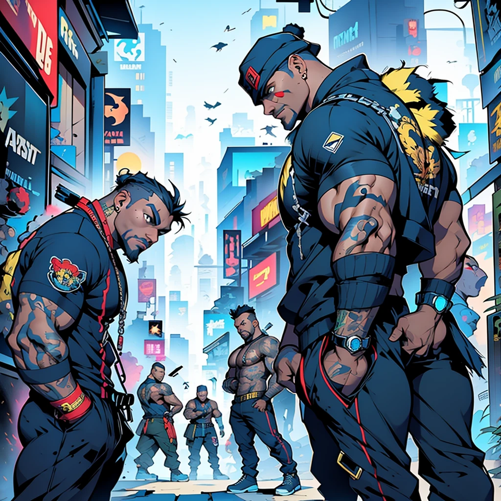 "Get ready for an adrenaline-fueled adventure with the 01 gangstar crew. With their unique blend of street smarts and futuristic technology, they are the ultimate team to take on any challenge. Join them on their latest mission and witness the stunning renderings of their epic battles."