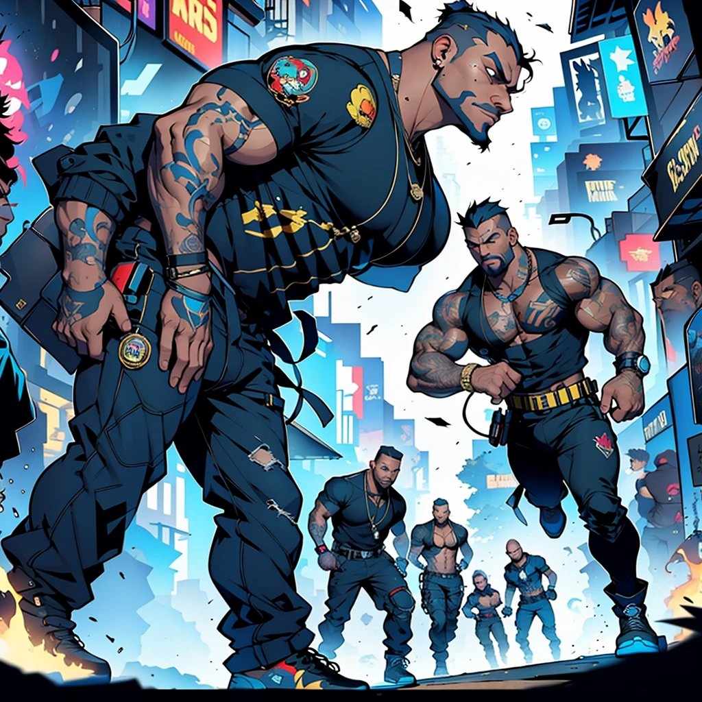 "Get ready for an adrenaline-fueled adventure with the 01 gangstar crew. With their unique blend of street smarts and futuristic technology, they are the ultimate team to take on any challenge. Join them on their latest mission and witness the stunning renderings of their epic battles."