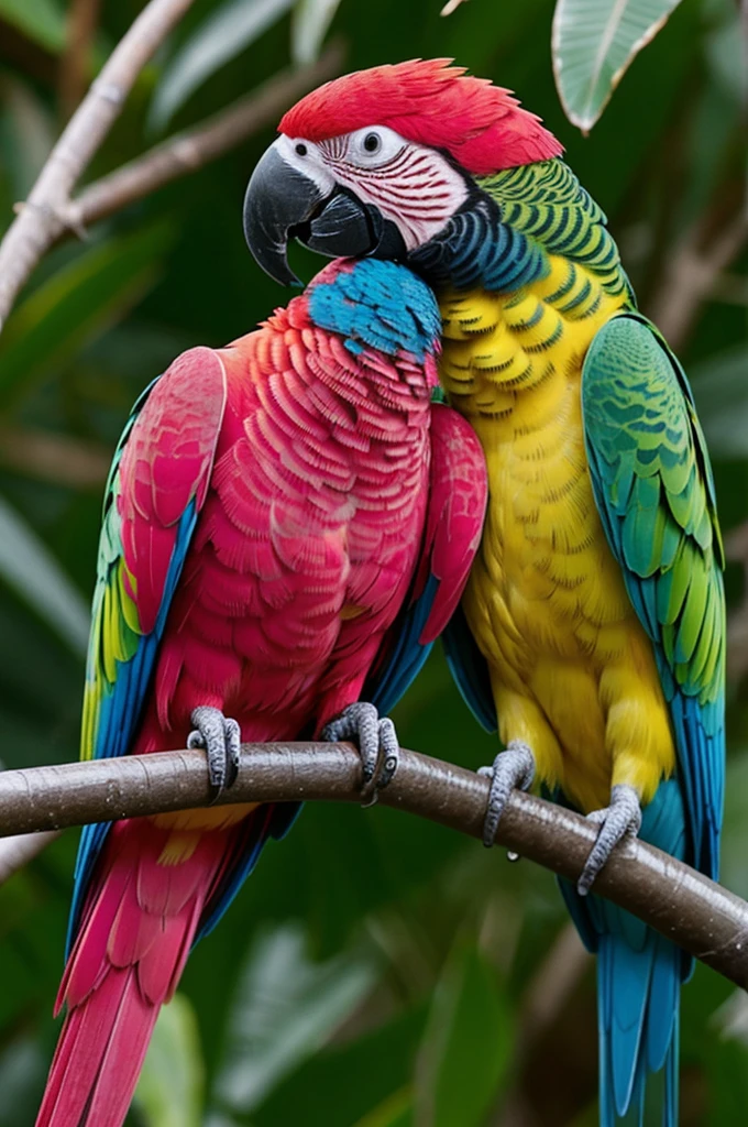 One parrot pink