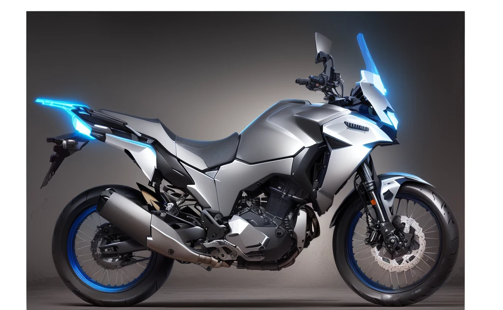 Novel design,Circumventing Patents,With mecha style, motorcycle, steel gray body