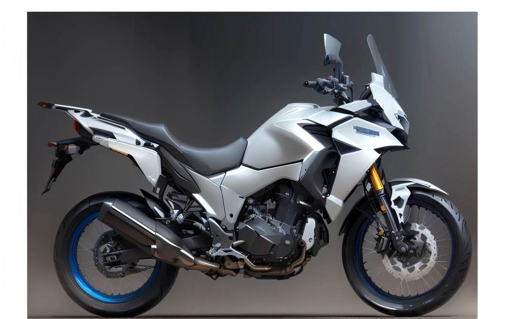 Novel design,Circumventing Patents,With mecha style, motorcycle, steel gray body