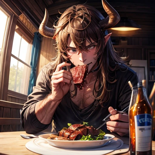 Beef-eating Minotaur
