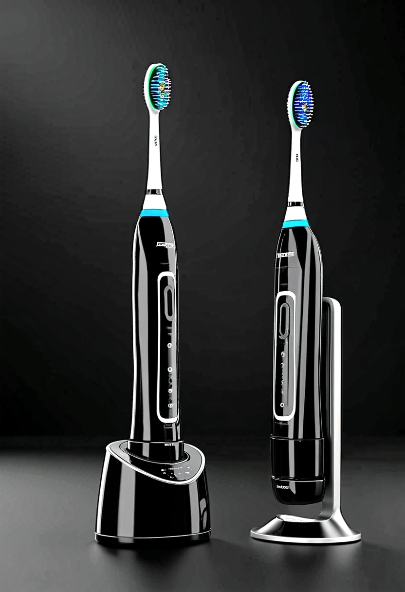 Electric toothbrush, LCD display screen, product design, appearance design
