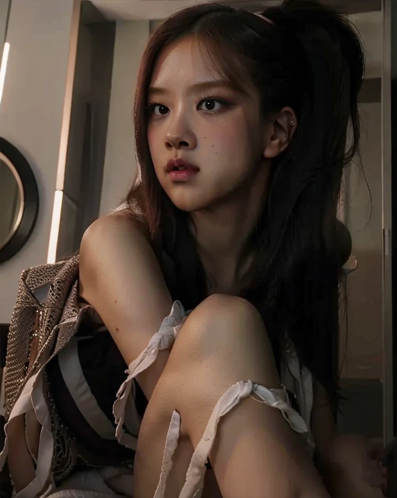 Best quality, masterpiece, ultra high, Rosé blackpink face