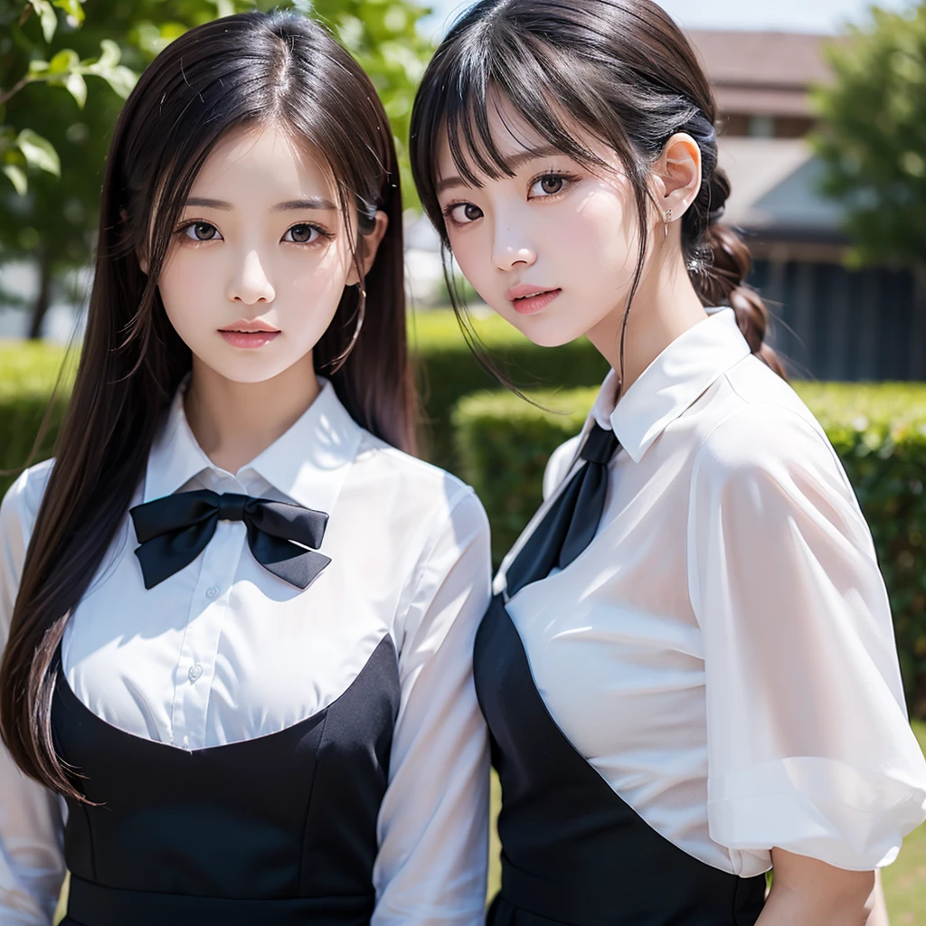 Two Girls,roromiya,ririchiyo,,Ascot, masterpiece, Highest quality