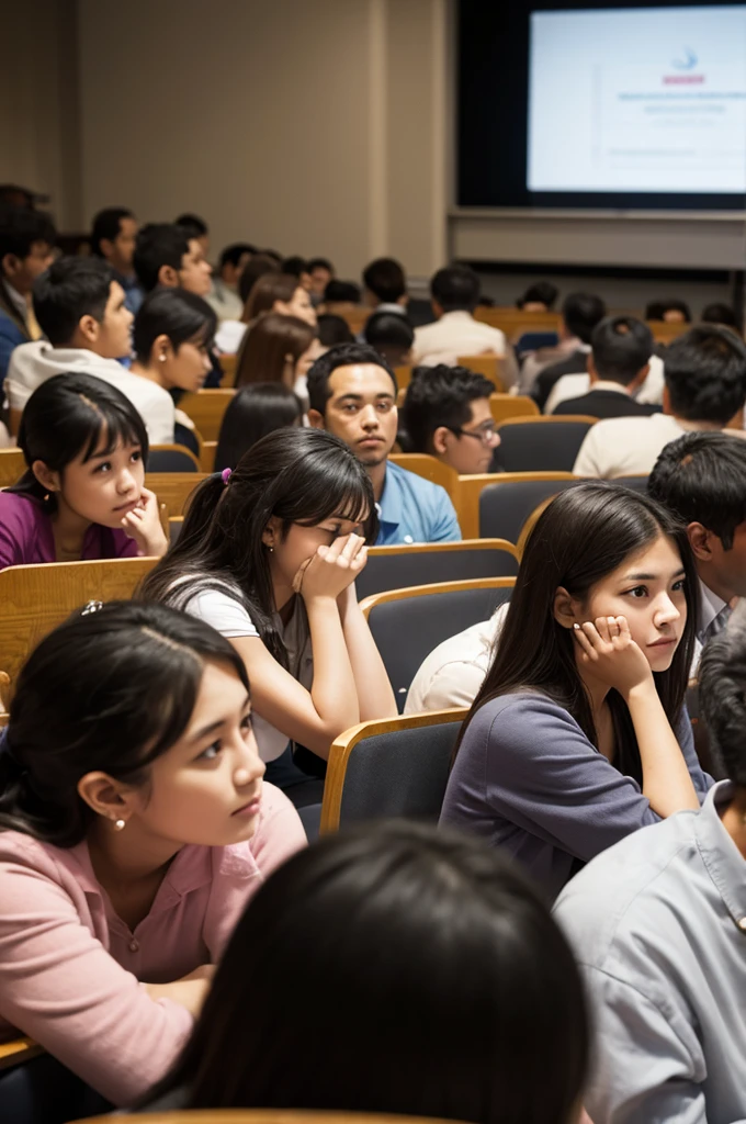 People listening to the lecture