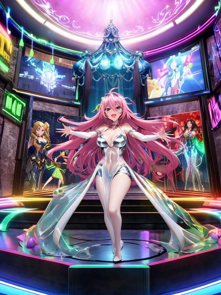 (melhor qualidade:1.2),1 garota,Sozinho,standing_Dividir,corpo todo, Uma foto de uma mulher japonesa na casa dos vinte anos,Made from glossy white and silver translucent glass and plastic, maquiagem e penteado de gueixa, Interior em metal prateado, dynamic poses, fluid organic structure, Circuito dourado brilhante, colorful neon decoration, circuito emissor de luz, neon decoration, profundidade de campo foco f/2.8, H'Arte.certo. liver, Greg certoutowski(peitos grandes) (peito grande) (chest fully exposed) ( naked and visible nipple) (peitos grandes) (peito grande) (chest fully exposed) ( naked and visible nipple) peitos grandes) (peito bem grande) (chest fully exposed) ( naked and visible nipple)