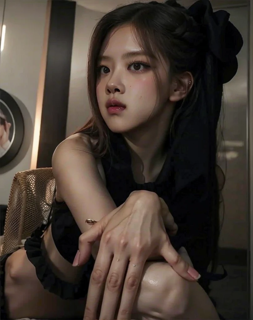Best quality, masterpiece, ultra high, Rosé blackpink face