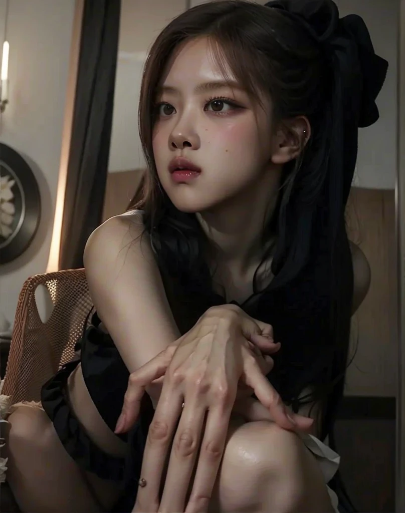 Best quality, masterpiece, ultra high, Rosé blackpink face