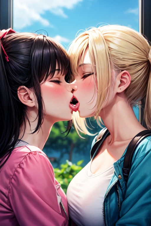 2 lesbians licking each other's vagina